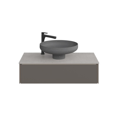 Столешница MAGICA для раковины SAFI Риккарди 90 см, серая матовая Столешница MAGICA для раковины SAFI Риккарди 90 см, серая матовая