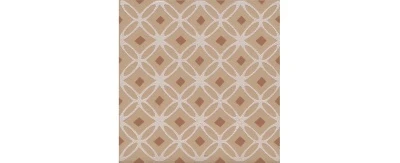 Декор Агуста 1 оранжевый матовый 9,8x9,8x0,7