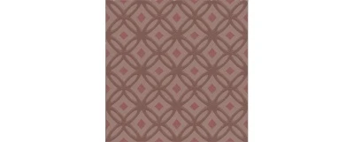Декор Агуста 1 розовый матовый 9,8x9,8x0,7