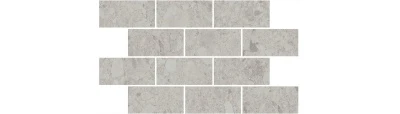 Декор Чеппо ди Гре мозаичный серый светлый матовый обрезной 34,6x20x0,9