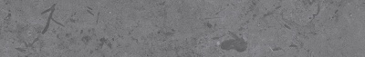 Плинтус Про Лаймстоун серый темный натуральный обрезной 60x9,5x1,1