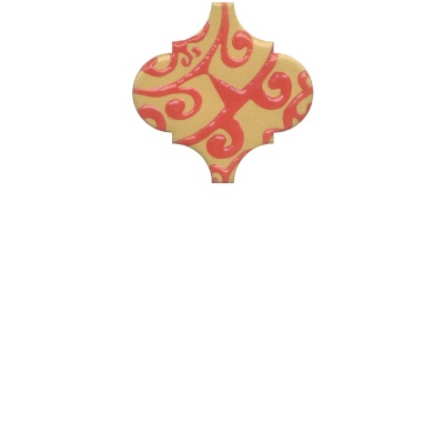 Декор Арабески Майолика орнамент глянцевый 6,5x6,5x0,7 Декор Арабески Майолика орнамент глянцевый 6,5x6,5x0,7