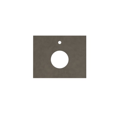 Столешница из керамогранита Про Чементо 60x48, коричневая матовая Столешница из керамогранита Про Чементо 60x48, коричневая матовая