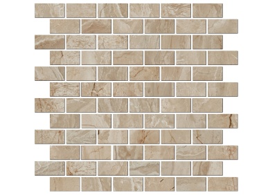 Декор Эвора мозаичный бежевый глянцевый 32x30x0,9