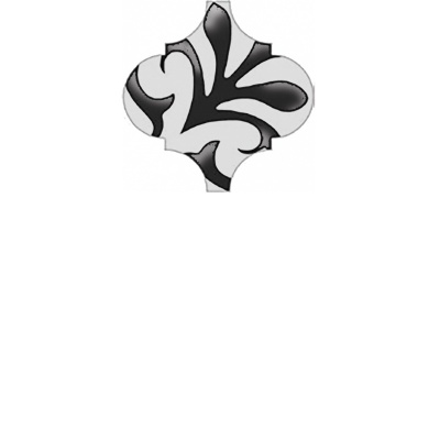 Декор Арабески глянцевый орнамент глянцевый 6,5x6,5x0,7