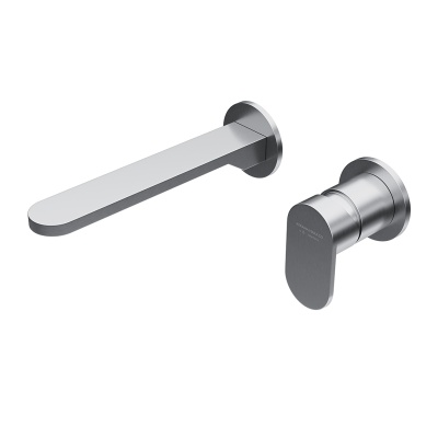 Смеситель для раковины SIARA настенный, с внутренней частью, нержавеющая сталь Смеситель для раковины SIARA настенный, с внутренней частью, нержавеющая сталь