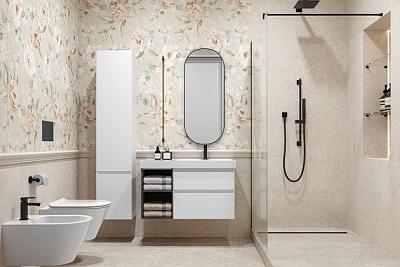 Совмещенный санузел Риккарди бежевый