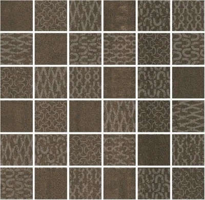 Декор Про Дабл коричневый мозаичный 30x30x0,9