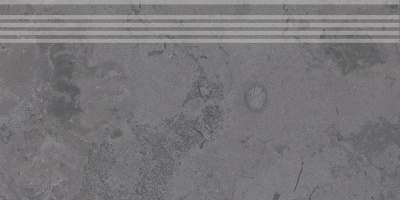 Ступень Про Лаймстоун серый темный натуральный обрезной 30x60x1,1