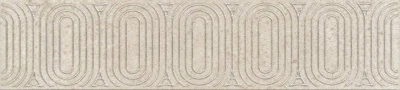 Бордюр Безана бежевый матовый обрезной 25x5,5x0,9