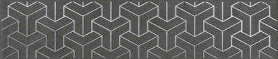 Бордюр Ломбардиа антрацит матовый 25x5,4x0,8