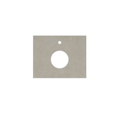 Столешница из керамогранита Про Чементо 60x48, бежевая матовая Столешница из керамогранита Про Чементо 60x48, бежевая матовая