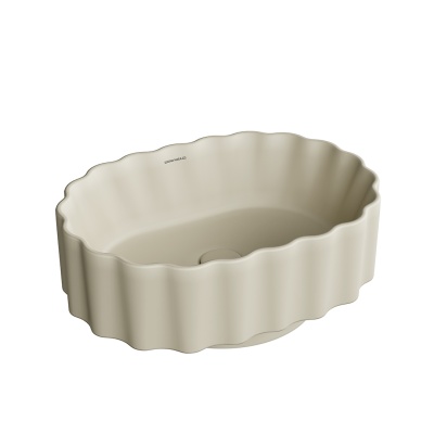 Раковина ARTBASIN Conchiglia накладная 50, песочная матовая