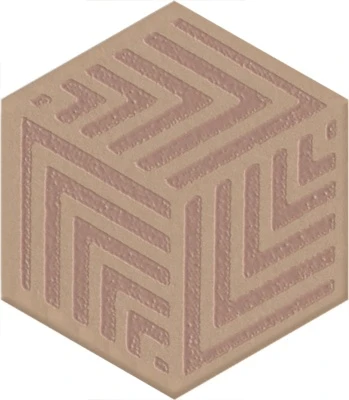 Декор Агуста оранжевый матовый 6x5,2x0,69