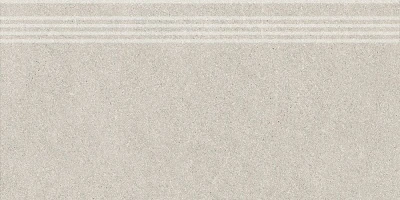 Ступень Джиминьяно серый светлый матовый обрезной 30x60x0,9
