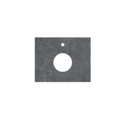 Столешница из керамогранита Роверелла 60x48, темно-серая Столешница из керамогранита Роверелла 60x48, темно-серая