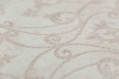 Обои виниловые на флизелиновой основе Дамаск мотив, бежевый