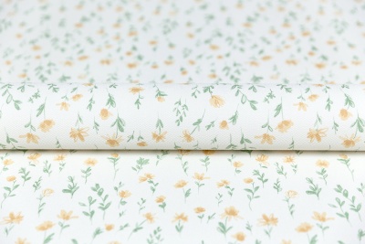 Обои виниловые на флизелиновой основе Уик-энд мотив, жёлто-зелёный цветы