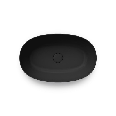 Раковина PLAZA накладная 60, черная матовая Раковина PLAZA накладная 60, черная матовая