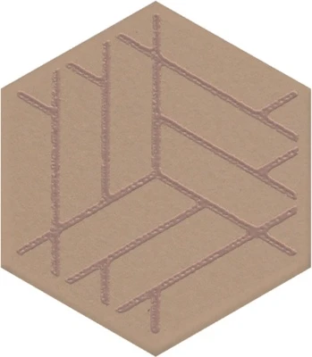 Декор Агуста оранжевый матовый 6x5,2x0,69