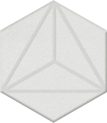 Декор Агуста белый 6x5,2x0,69