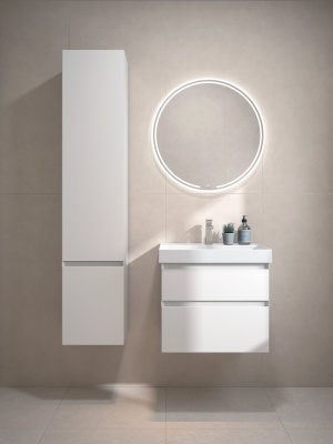 Тумба CUBO подвесная с ящиками 60, белая матовая Тумба CUBO подвесная с ящиками 60, белая матовая