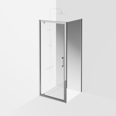 Душевая дверь VETRO, распашная, 80х195, хром Душевая дверь VETRO, распашная, 80х195, хром