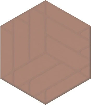 Декор Агуста розовый матовый 6x5,2x0,69