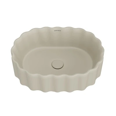 Раковина ARTBASIN Conchiglia накладная 50, песочная матовая